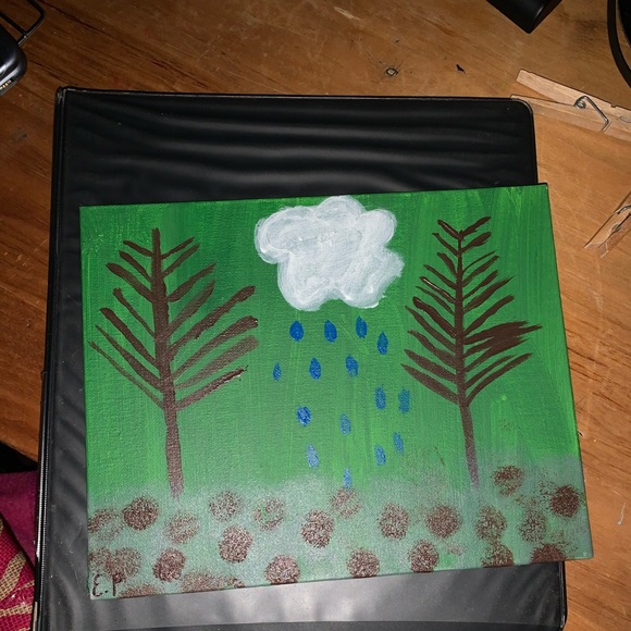 spring day painting - Picture 1 of 2